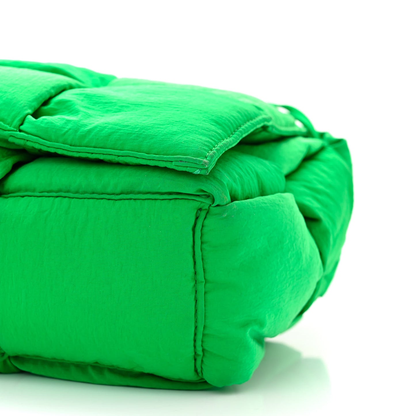 Nylon Intrecciato Padded Tech Cassette Bag Parakeet