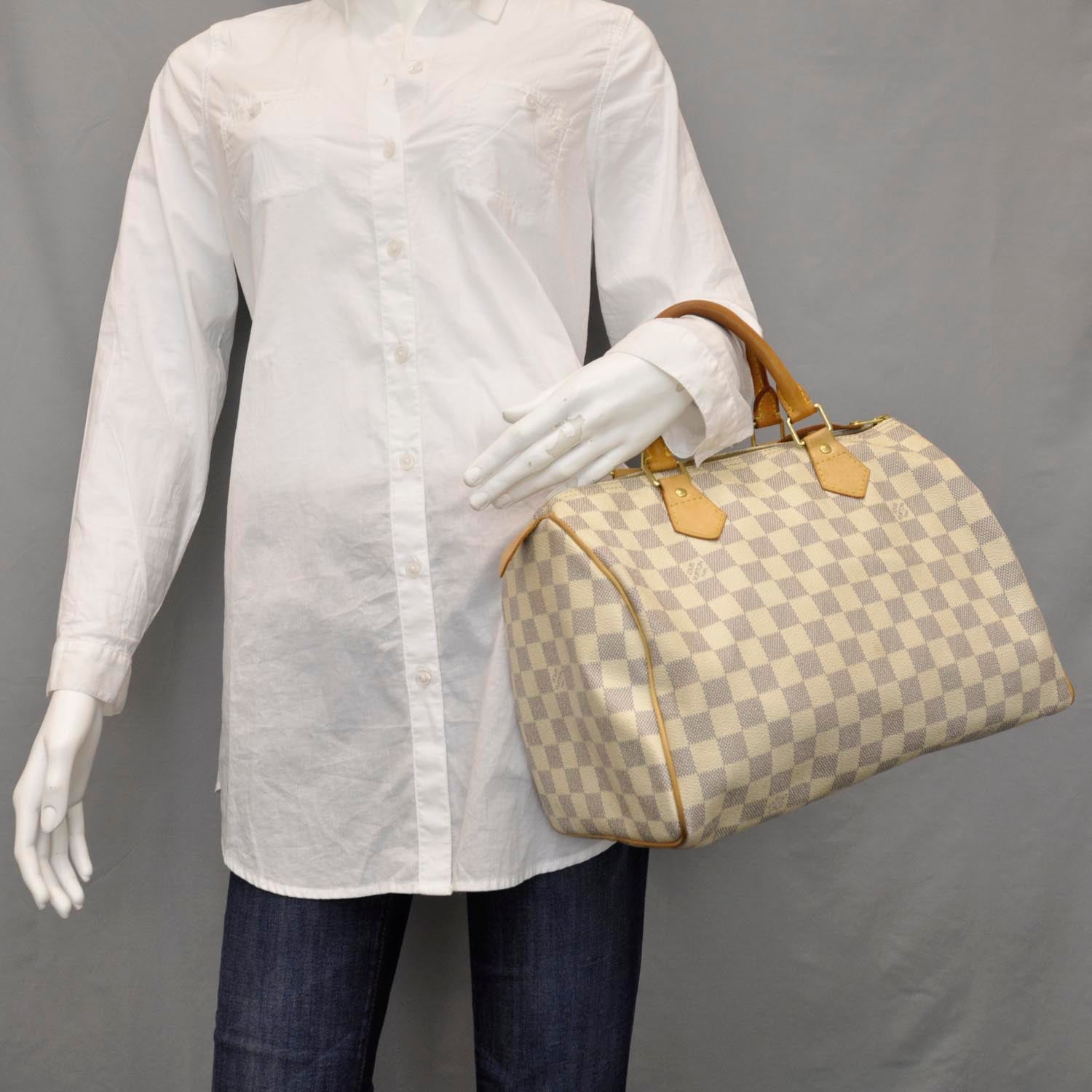 Louis Vuitton Damier Azur Speedy 30 2 of 10