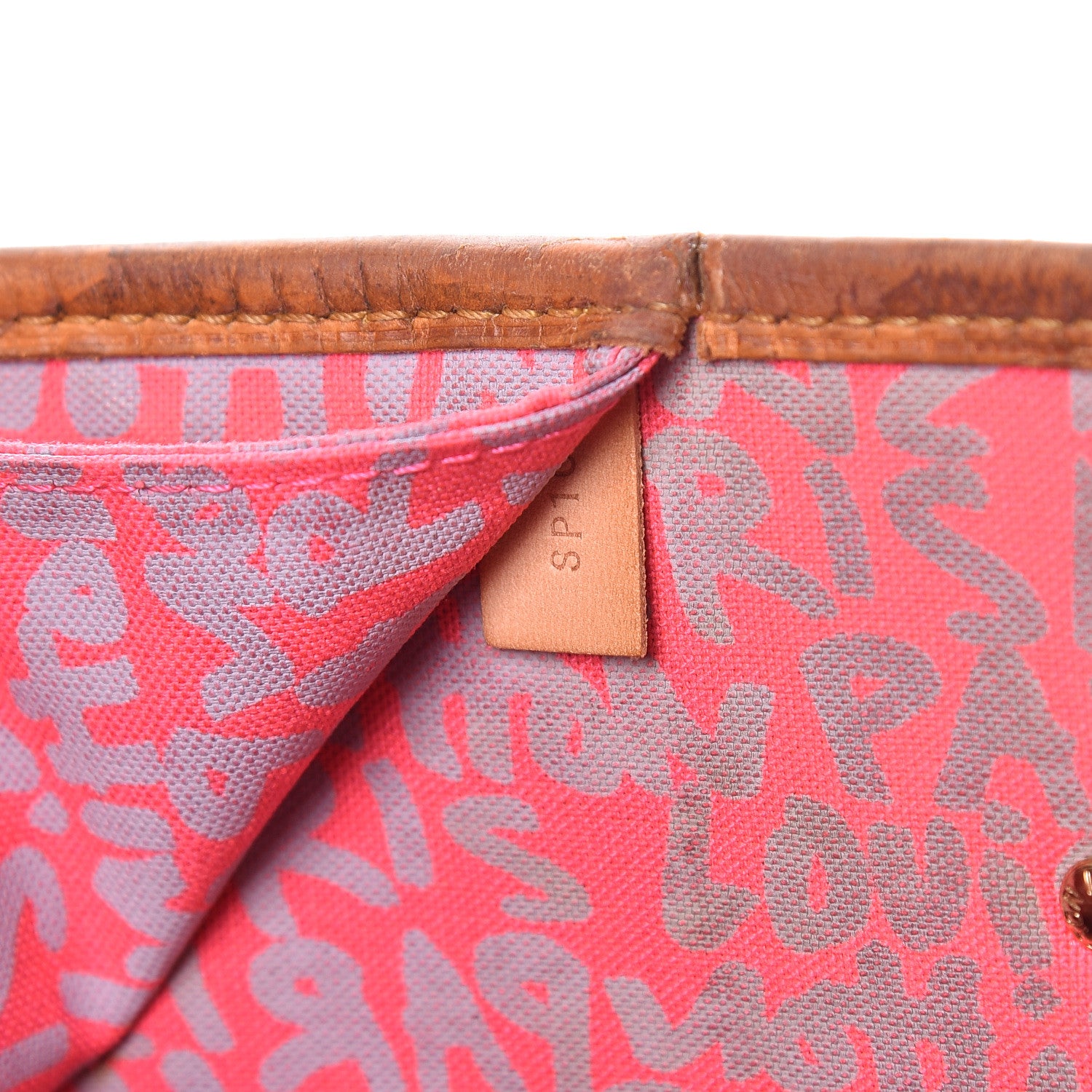 Louis Vuitton Monogram Graffiti Neverfull GM Fuchsia 7 of 18