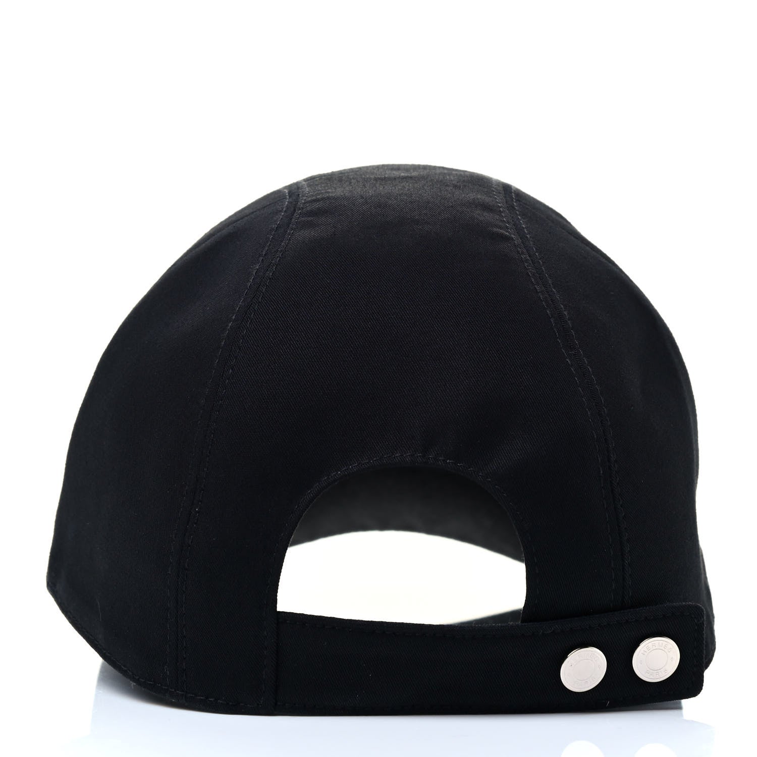 Hermes Cotton Serena Cap 57 Black 4 of 11