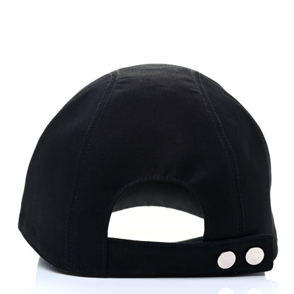 Hermes Cotton Serena Cap 57 Black 4 of 11