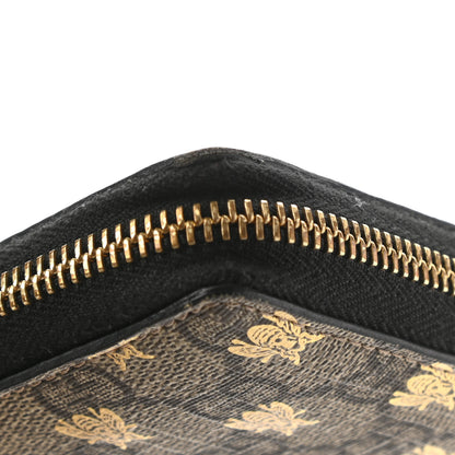 Gucci GG Supreme Monogram Bees Zip Around Wallet 11 of 11