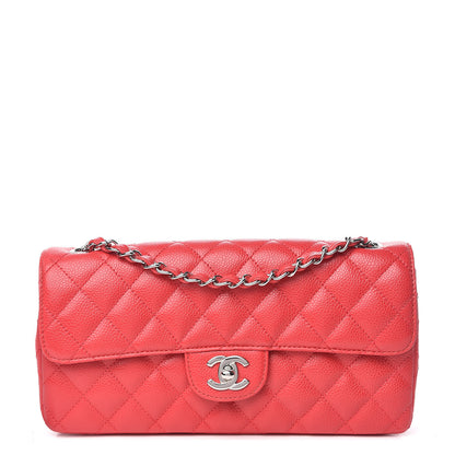Chanel Caviar Quilted East West Flap Red 1 of 11