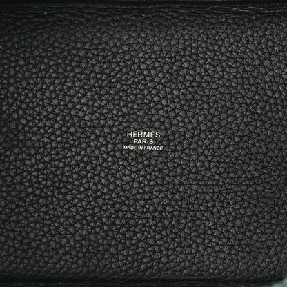 Hermes Taurillon Clemence Casaque Picotin Lock  18 PM Vert Bosphore Deep Bleu 5 of 11
