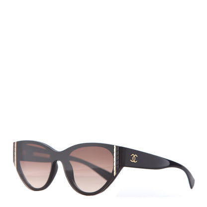 Chanel CC Cat Eye Sunglasses 6054 Brown 1 of 6