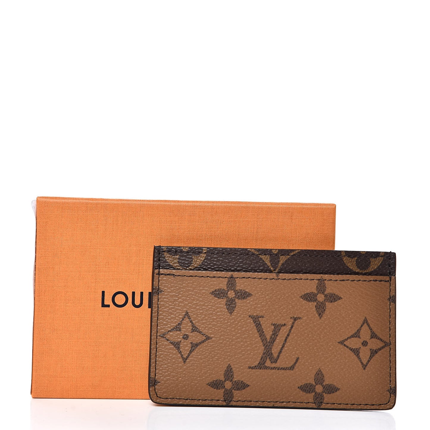 Reverse Monogram Card Holder