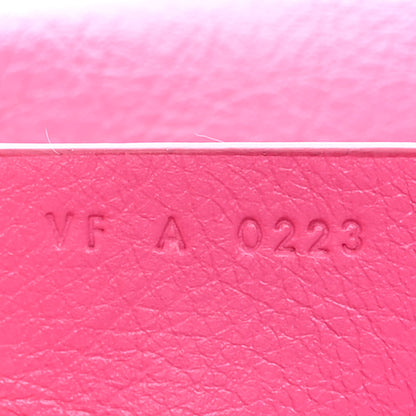 Givenchy Tumbled Calfskin Small Moon Cut Out Shoulder Bag Neon Pink 7 of 10