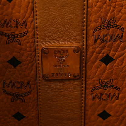 MCM Visetos Large Liz Reversible Shopper Tote Cognac 11 of 20
