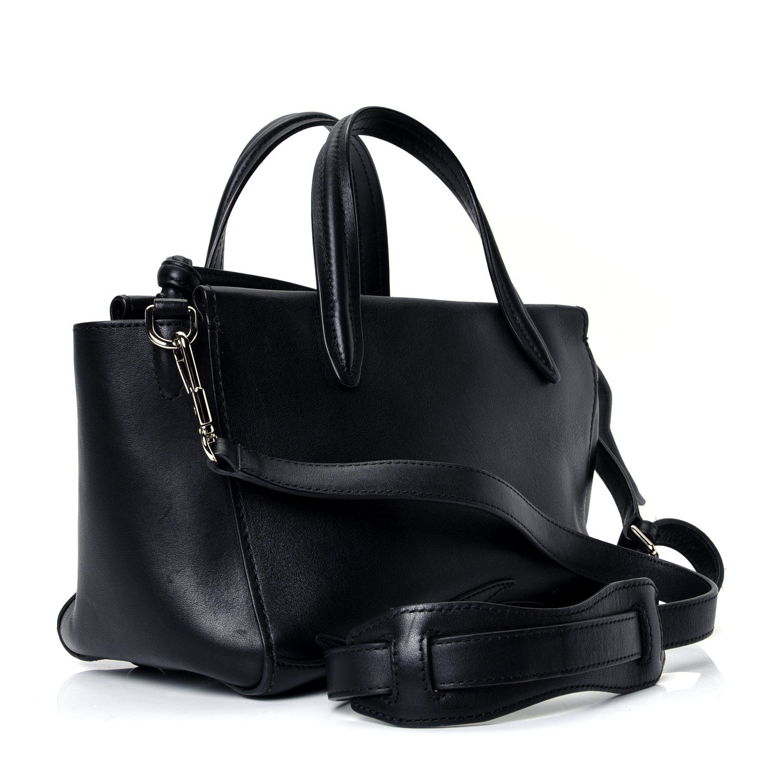 3.1 Phillip Lim Calfskin Small Ames Patchwork Satchel Black 4 of 11