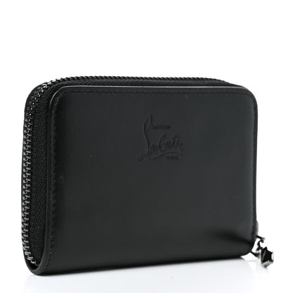 Christian Louboutin Calfksin Spiked Panettone Coin Purse Black 3 of 8