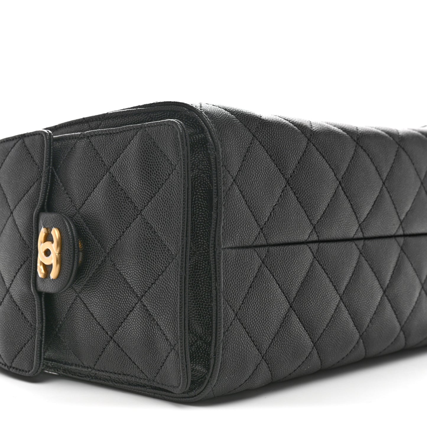 Caviar Quilted Small Chanel 25 Handbag Black