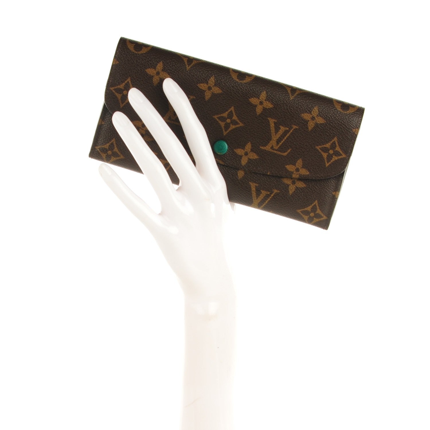 Louis Vuitton Monogram Emilie Wallet Vert 2 of 7