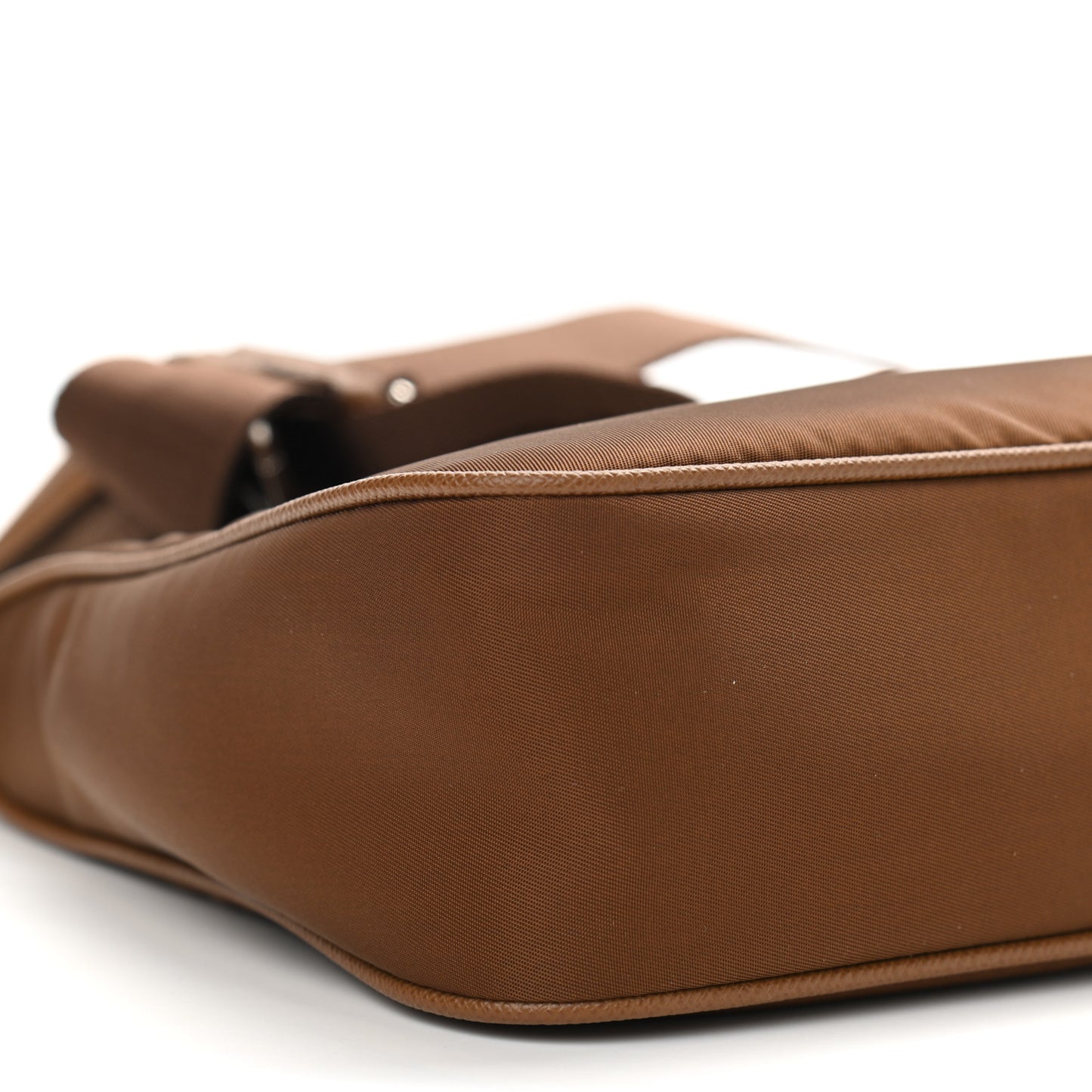 Tessuto Nylon Saffiano Re-Edition 2005 Shoulder Bag Cacao