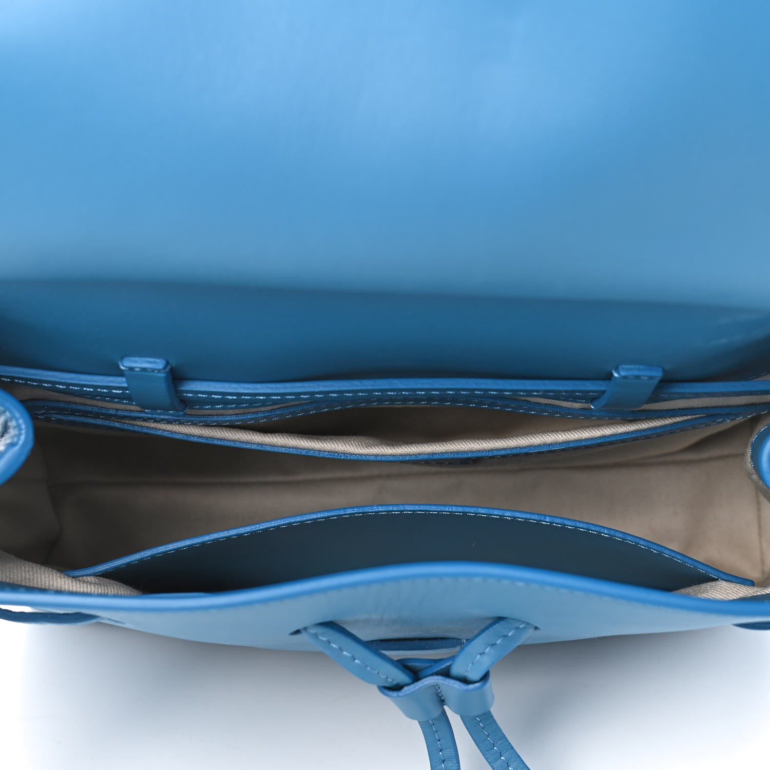 Mansur Gavriel Calfskin Mini Lady Bag Sea Blue 4 of 4