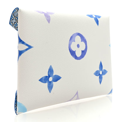 Louis Vuitton Monogram Giant By The Pool Kirigami Pochette Set Blue Rose Beige 4 of 8