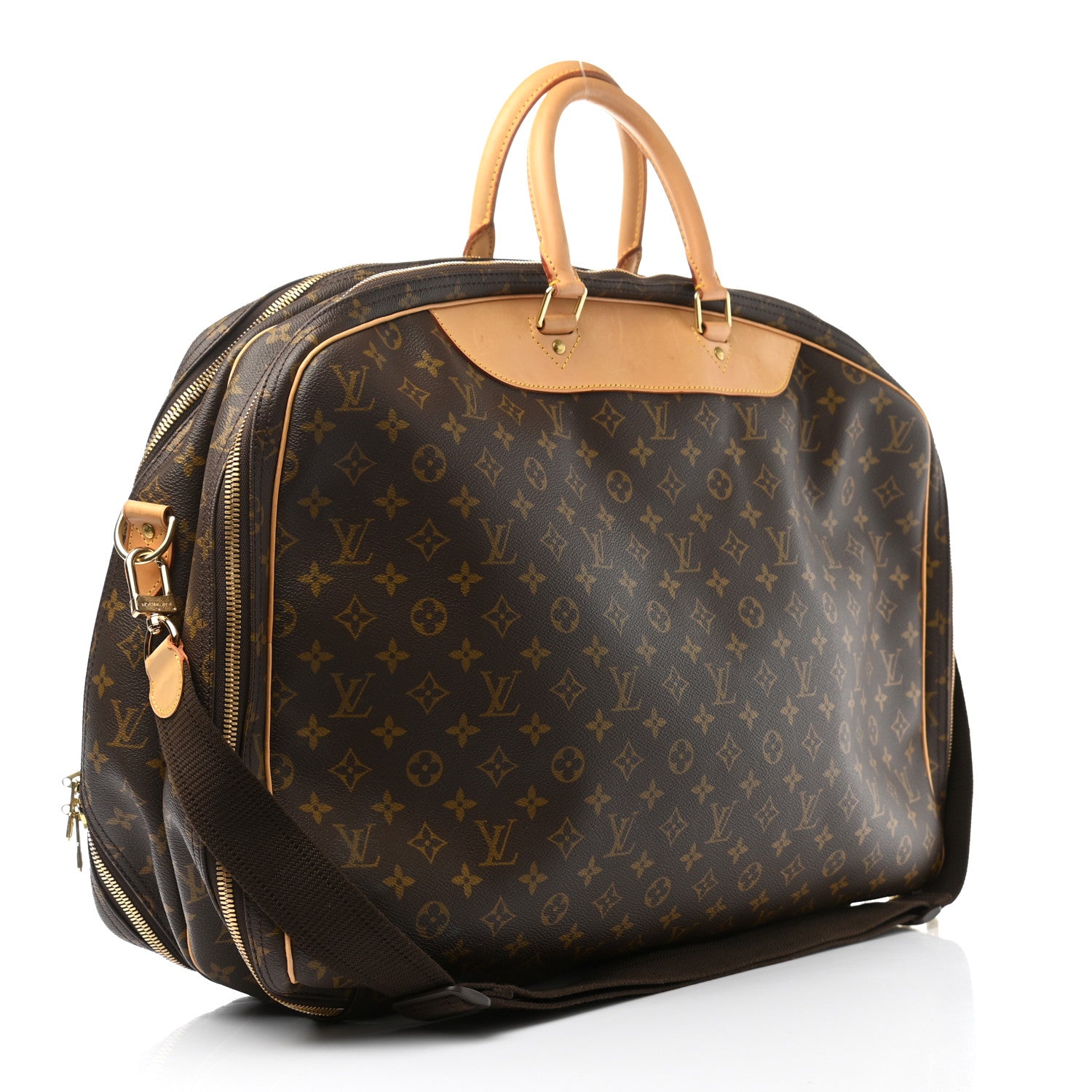Louis Vuitton Monogram Alize 2 Compartment Luggage Travel Bag 3 of 12