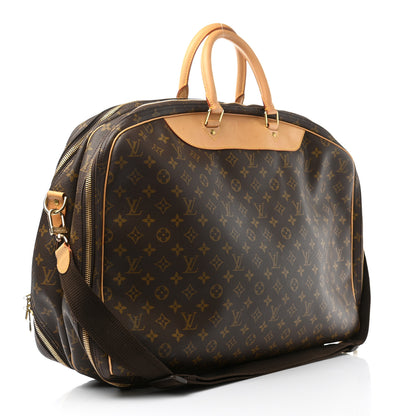 Louis Vuitton Monogram Alize 2 Compartment Luggage Travel Bag 3 of 12