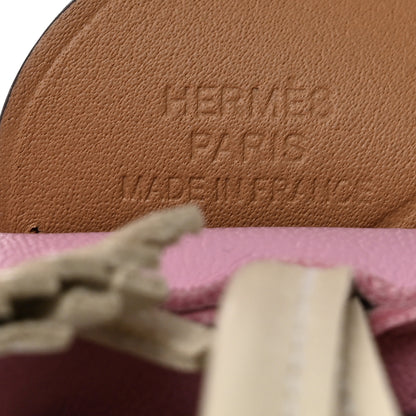 Hermes Milo Lambskin Grigri Rodeo Pegase Horse Bag Charm PM Mauve Sylvestre Craie Chai 4 of 5