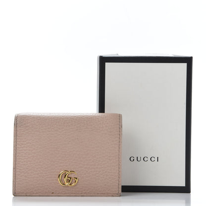 Gucci Dollar Calfskin GG Marmont Card Case Perfect Pink 11 of 11