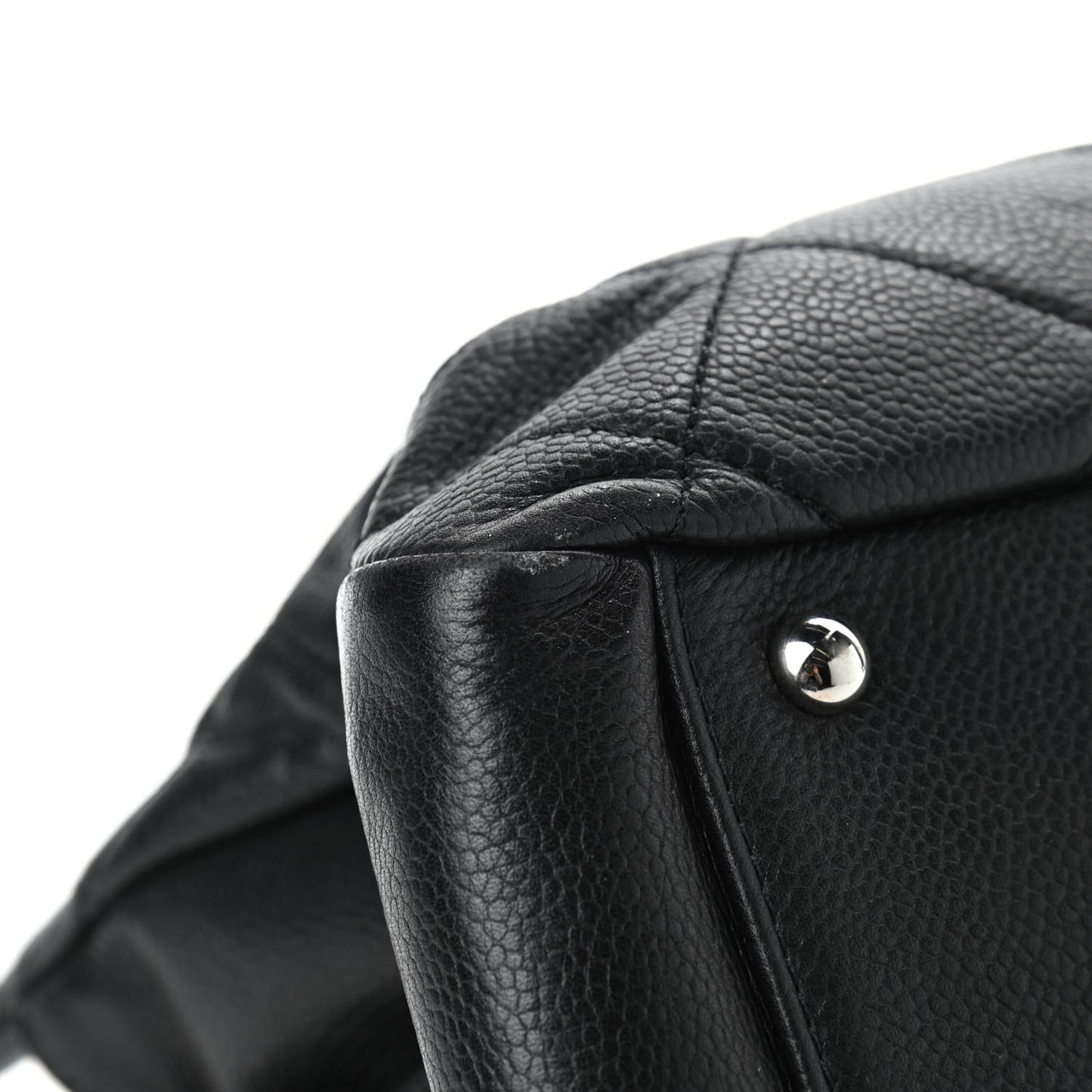 Caviar Quilted Timeless CC Soft Tote Black