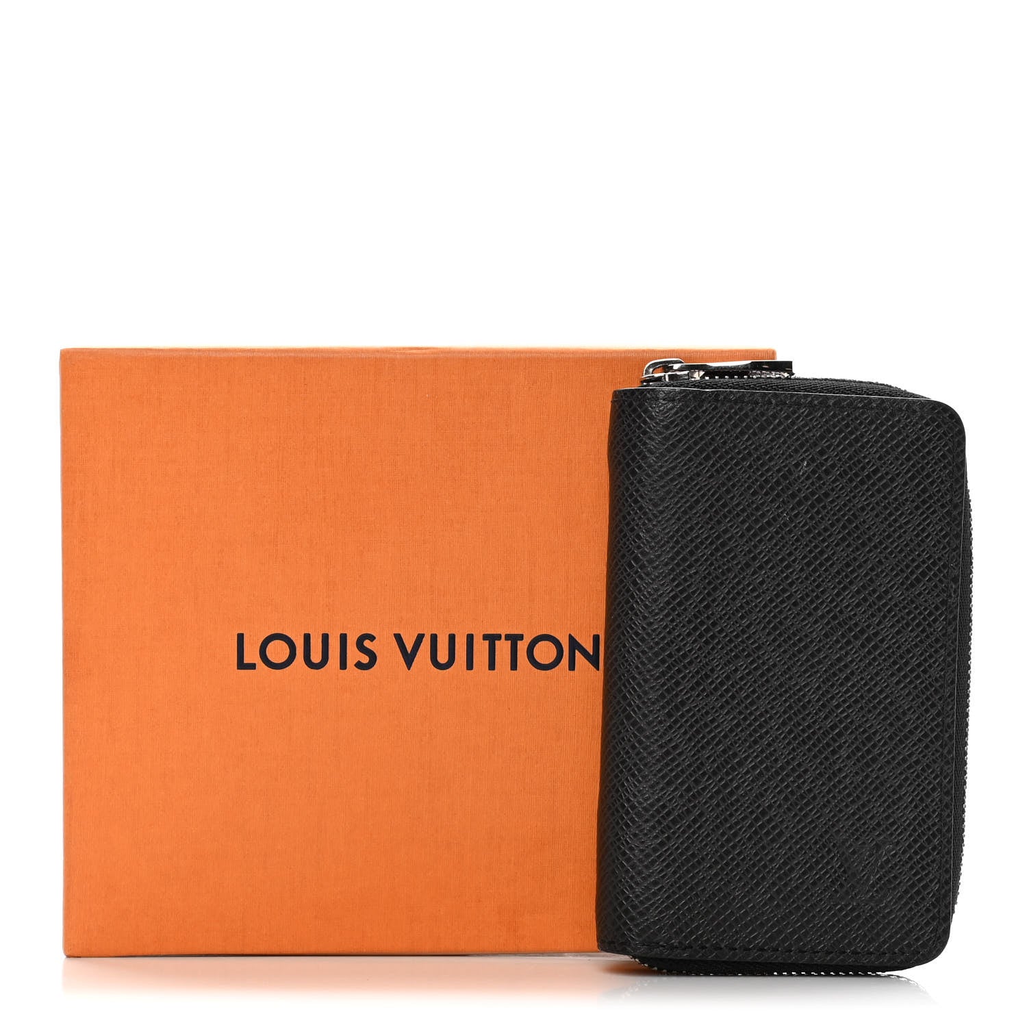 Louis Vuitton Taiga Zippy Coin Purse Vertical Black 11 of 11