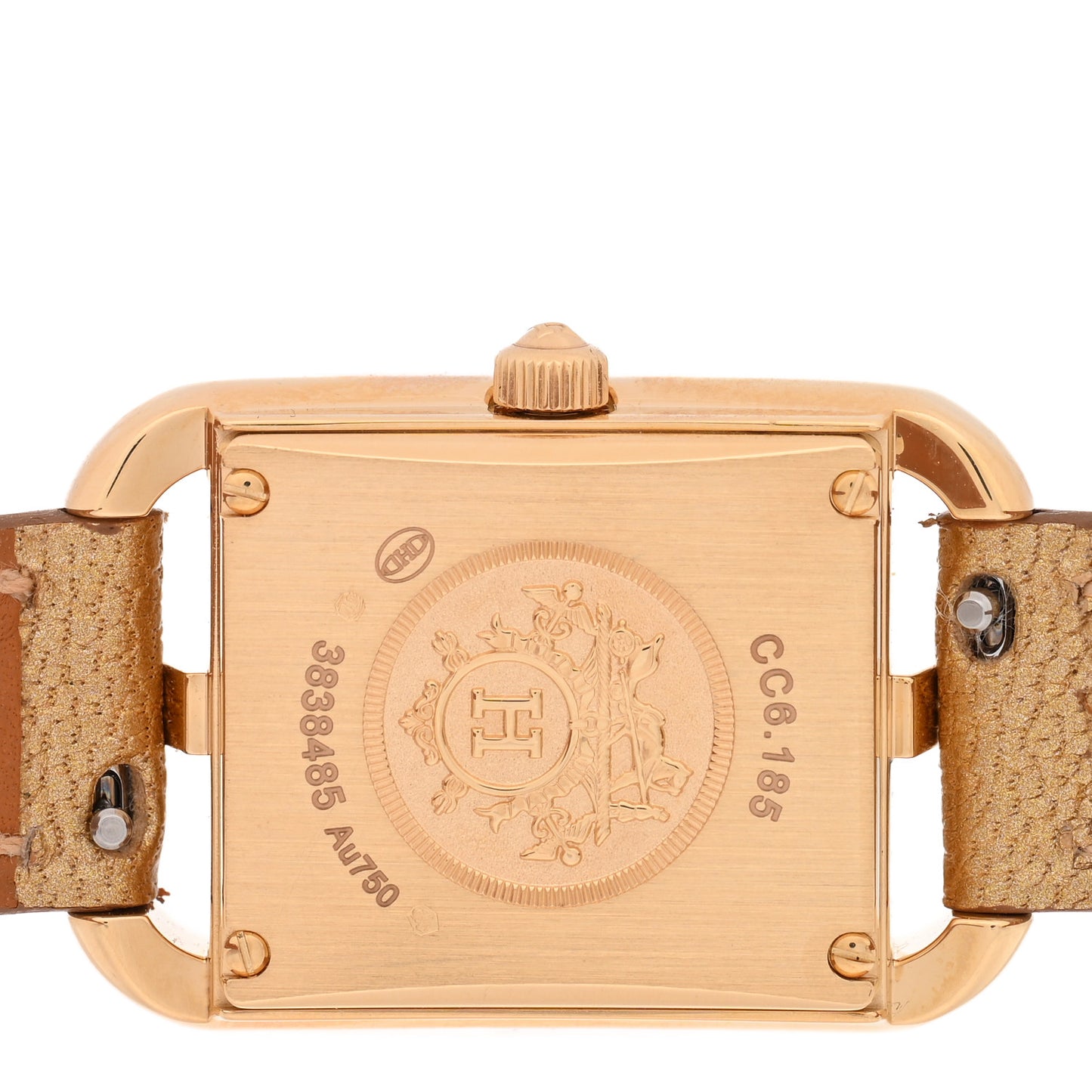 18K Yellow Gold Chevre Chamkilight 21mm Cape Cod Quartz Watch Dore