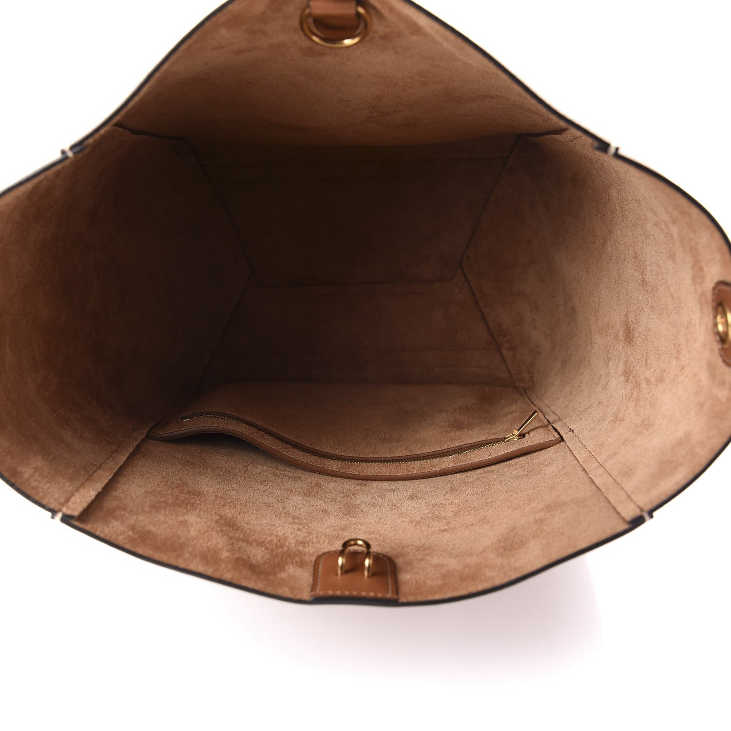 Celine Natural Calfskin Sangle Bucket Bag Tan 5 of 10