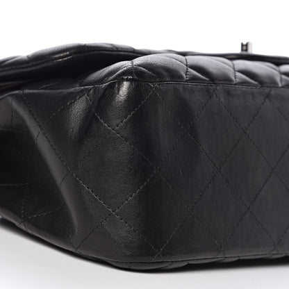 Chanel Lambskin Quilted Jumbo Double Flap Black 8 of 13