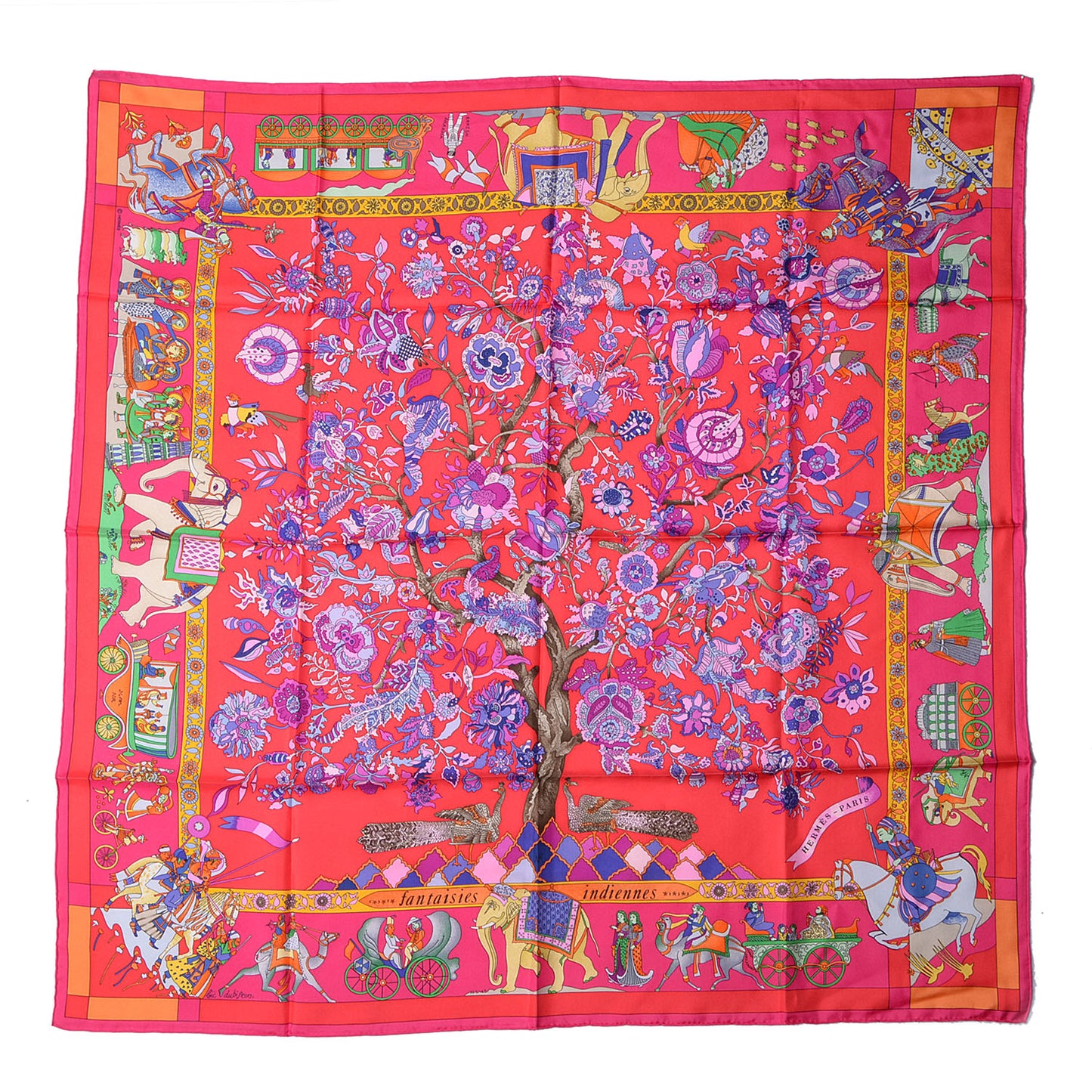 Silk Fantaisies Indiennes Scarf 90