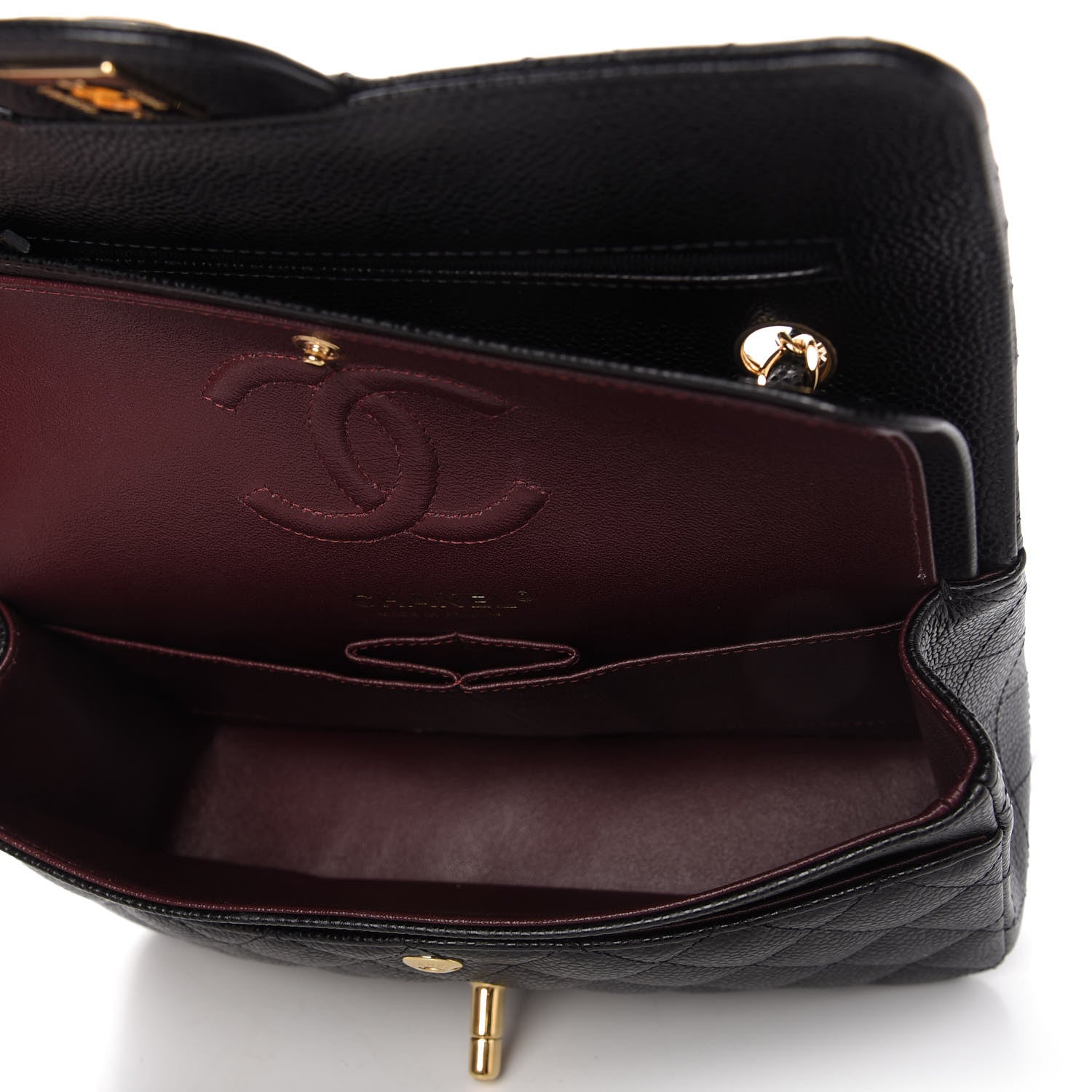 Chanel Caviar Quilted Small Double Flap Black 5 of 11