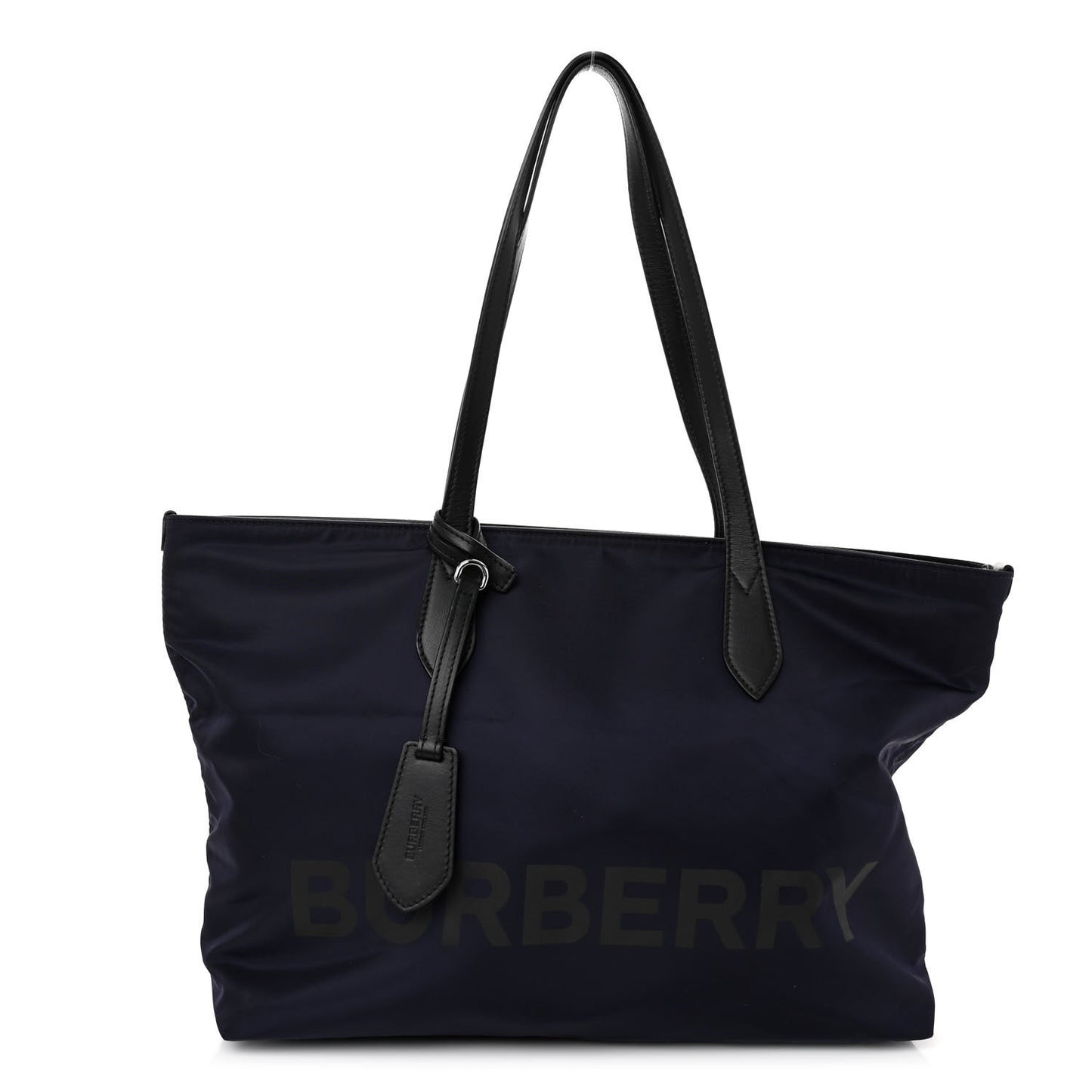 Nylon Logo Tote Medium Blue