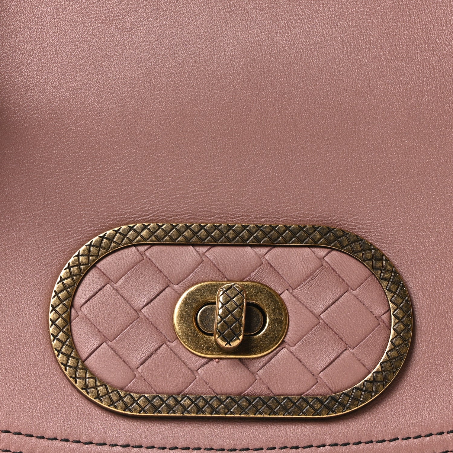 Bottega Veneta Nappa Intrecciato BV Luna Shoulder Bag Deco Rose 8 of 10