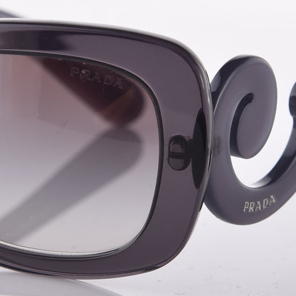 Prada Acetate Baroque Sunglasses SPR 27O Grey 8 of 8