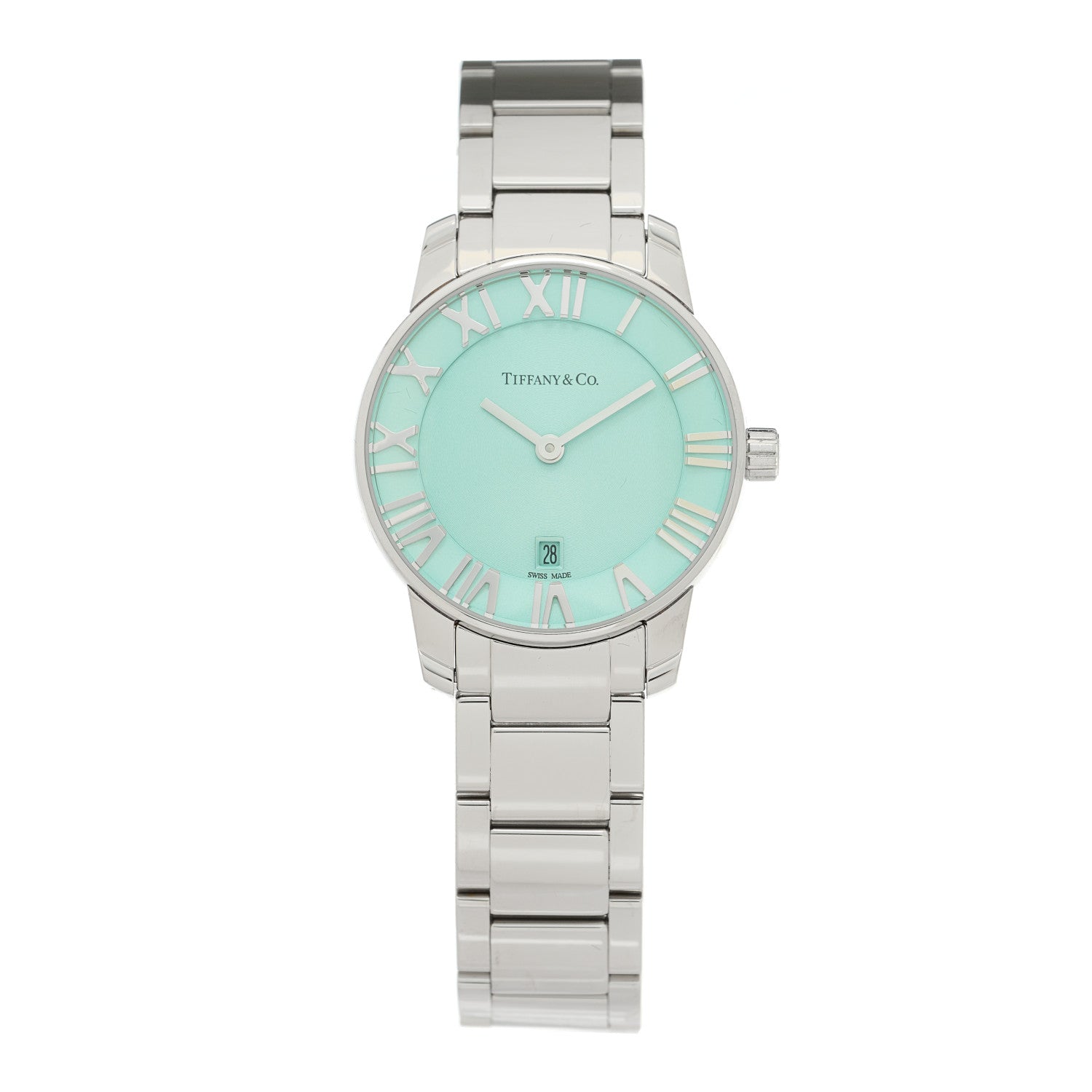 Tiffany Stainless Steel 29mm Atlas 2-Hand Quartz Watch Tiffany Blue 1 of 5
