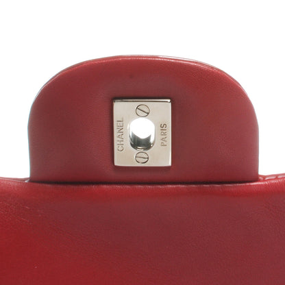 Chanel Patent Chevron Jumbo Single Flap Red 5 of 8