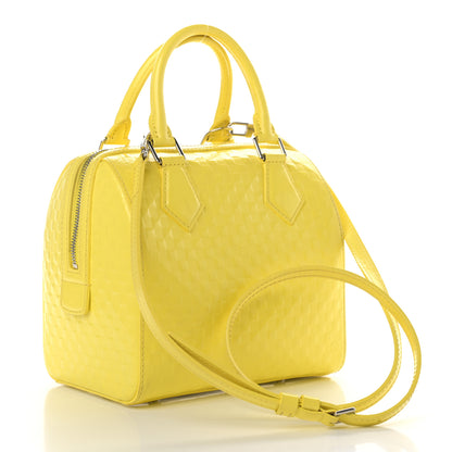 Louis Vuitton Damier Facette Speedy Cube PM Yellow 3 of 15