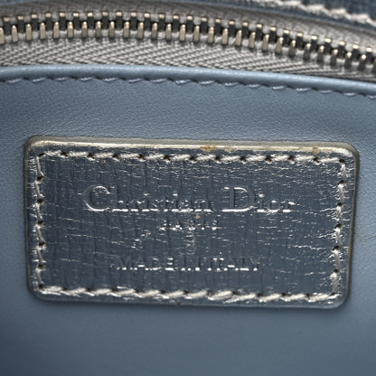 Christian Dior Metallic Grained Calfskin Cannage Small Lucky Badges My Lady Dior Silver 6 of 15
