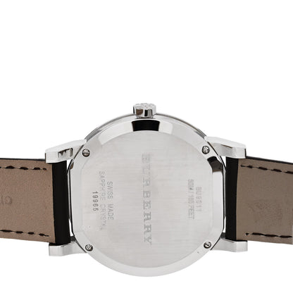 Burberry Stainless Steel Calfskin 38mm Heritage Quartz Watch Champagne BU9011 4 of 5