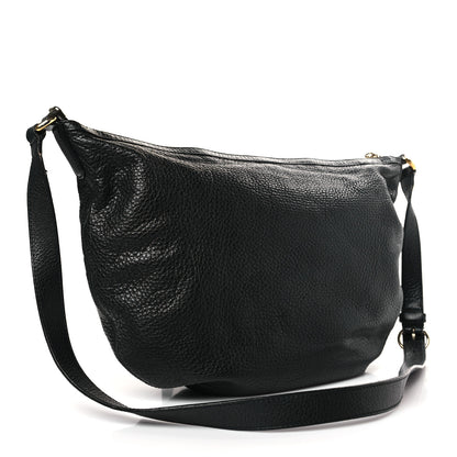 Gucci Pebbled Calfskin Medium Soho Hobo Black 3 of 11