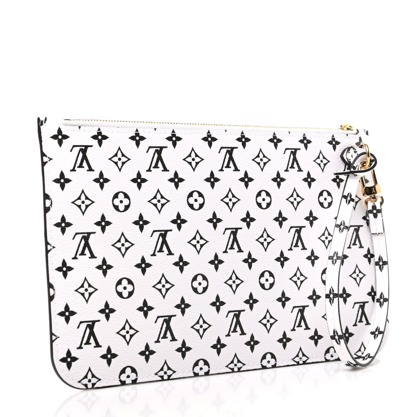 Monogram Giant Neverfull MM GM Pochette White
