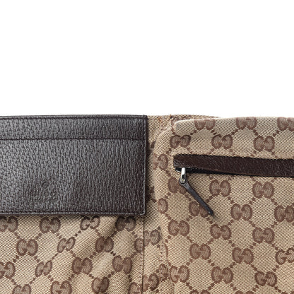 Gucci GG Monogram Double Pocket Belt Bag Dark Brown 12 of 12