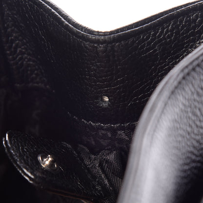 Chanel Calfskin Mademoiselle Lock Cerf Shopper Tote Black 8 of 12