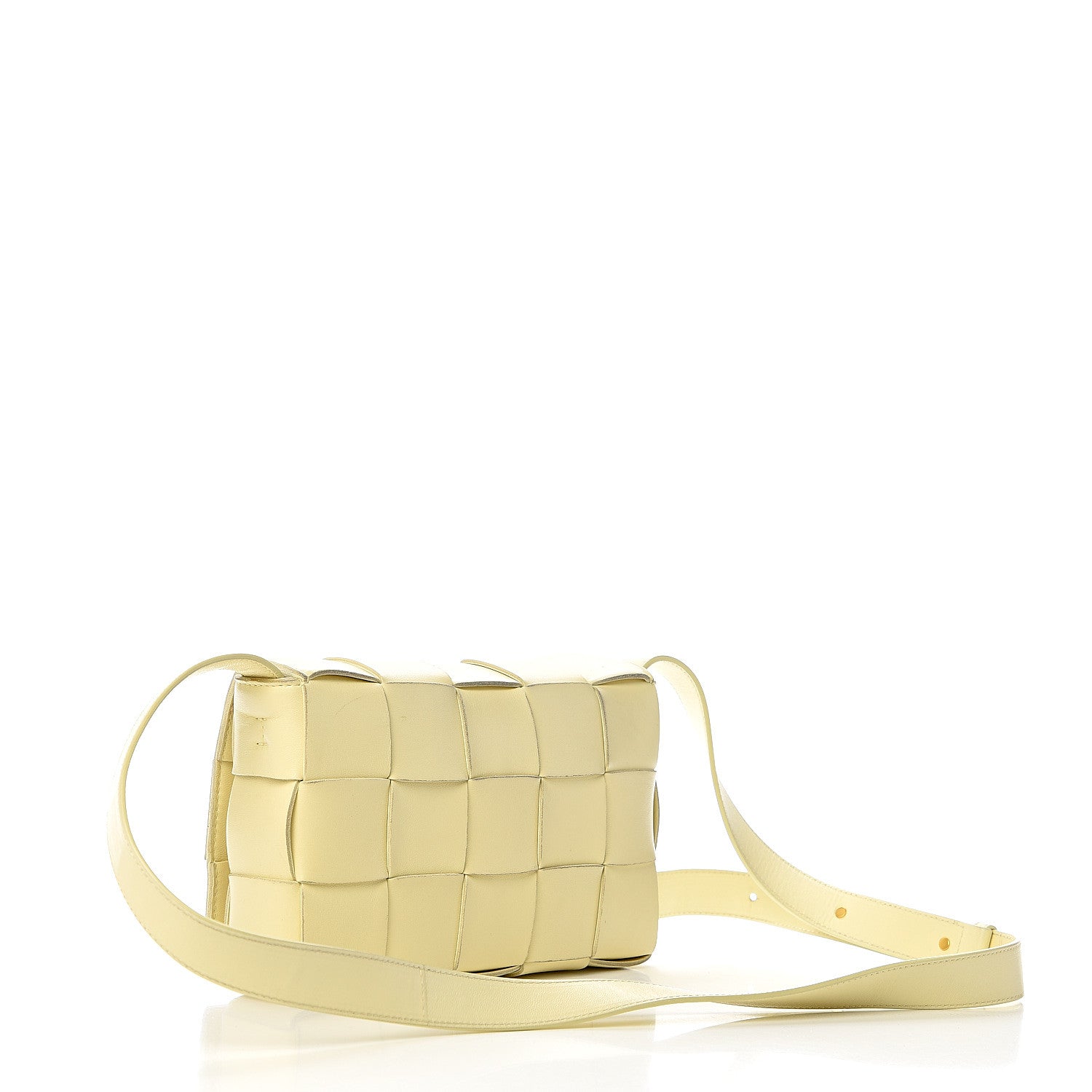 Bottega Veneta Nappa Maxi Intreccio Cassette Bag Ice Cream 2 of 12