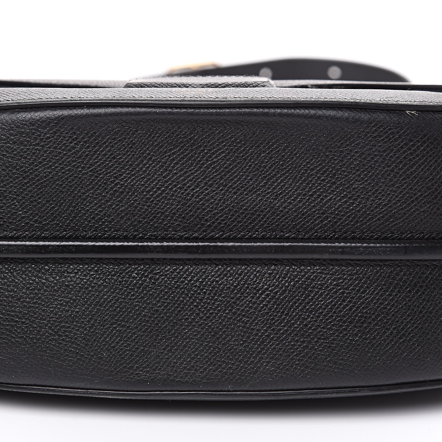 Celine Grained Calfskin Medium Trotteur Black 16 of 17
