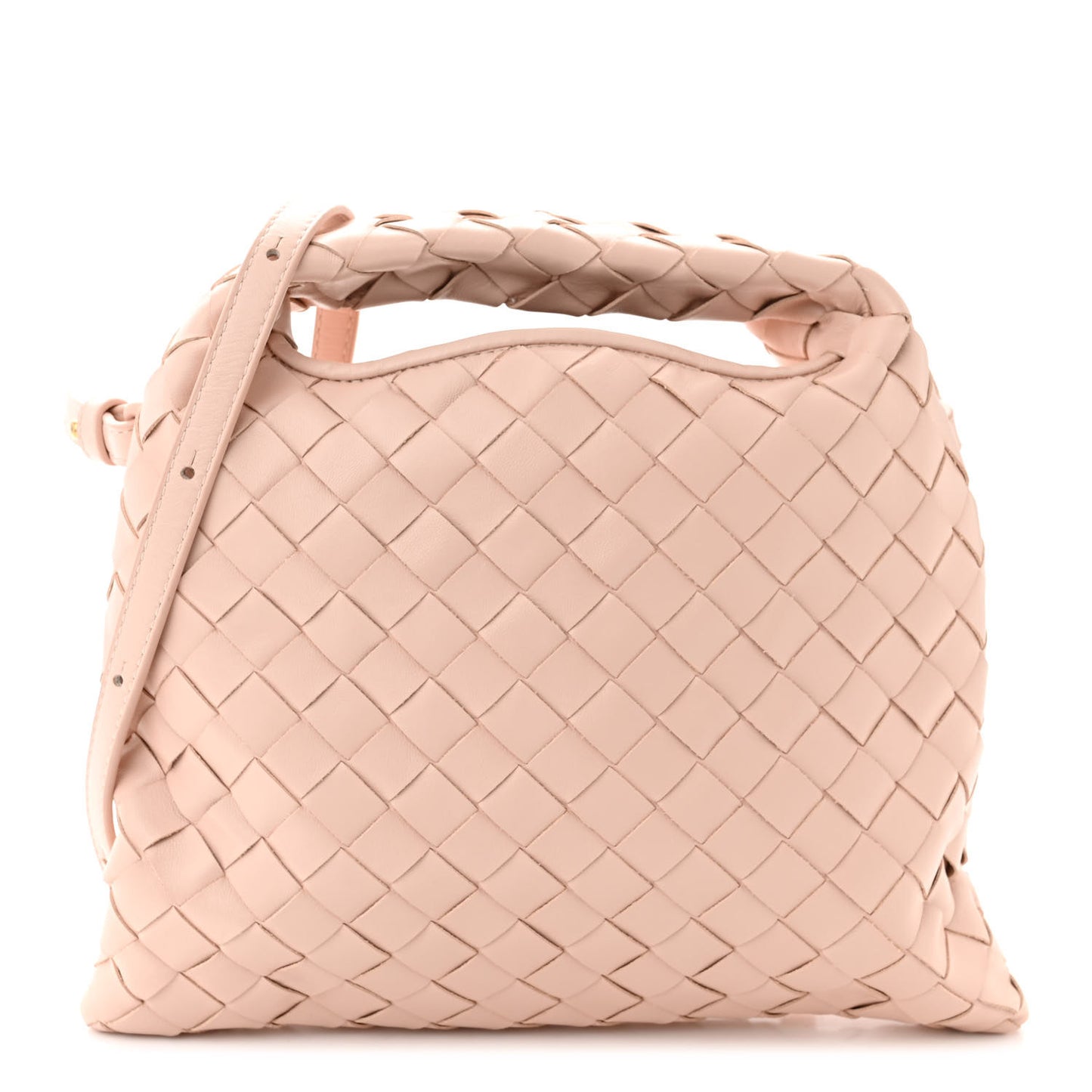 Calfskin Intrecciato Mini Hop Lotus
