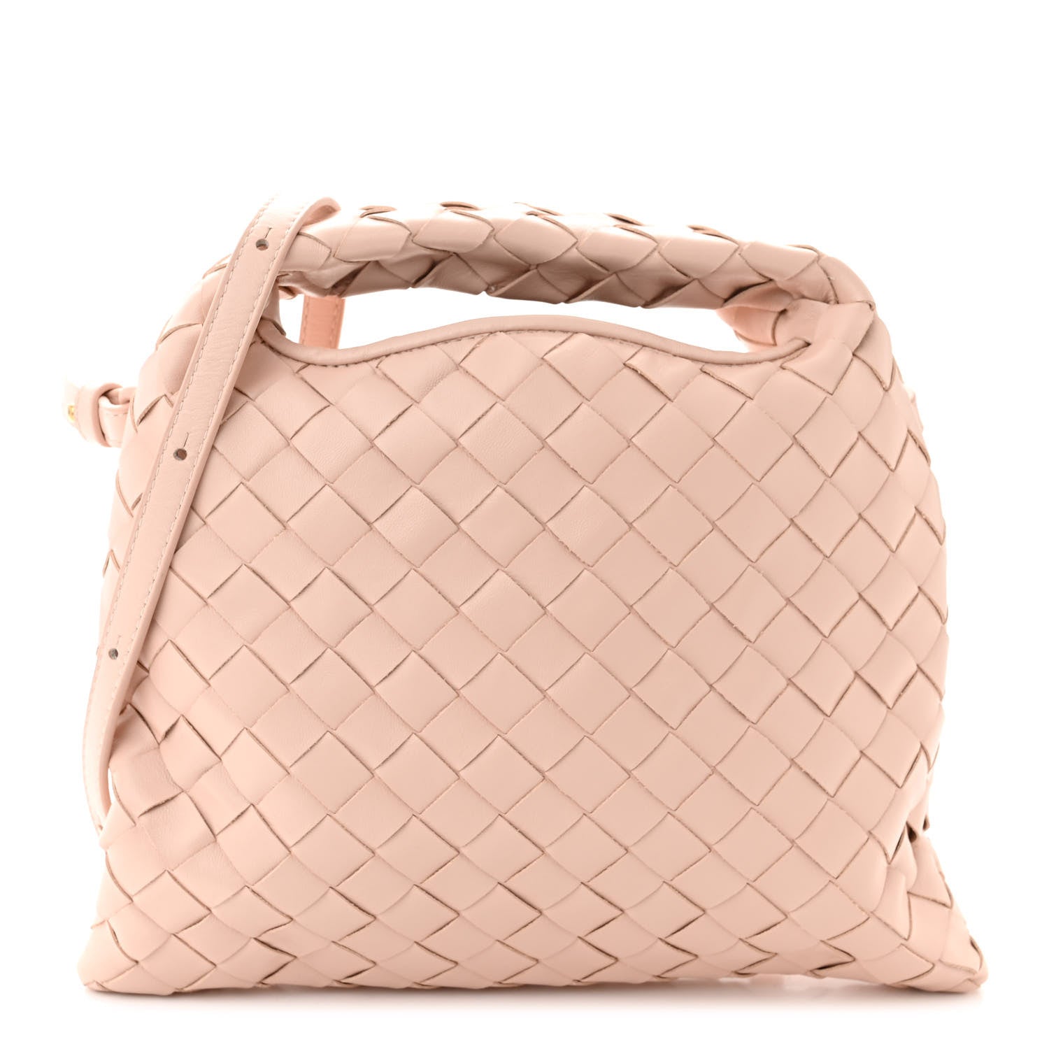 Bottega Veneta Calfskin Intrecciato Mini Hop Lotus 1 of 10
