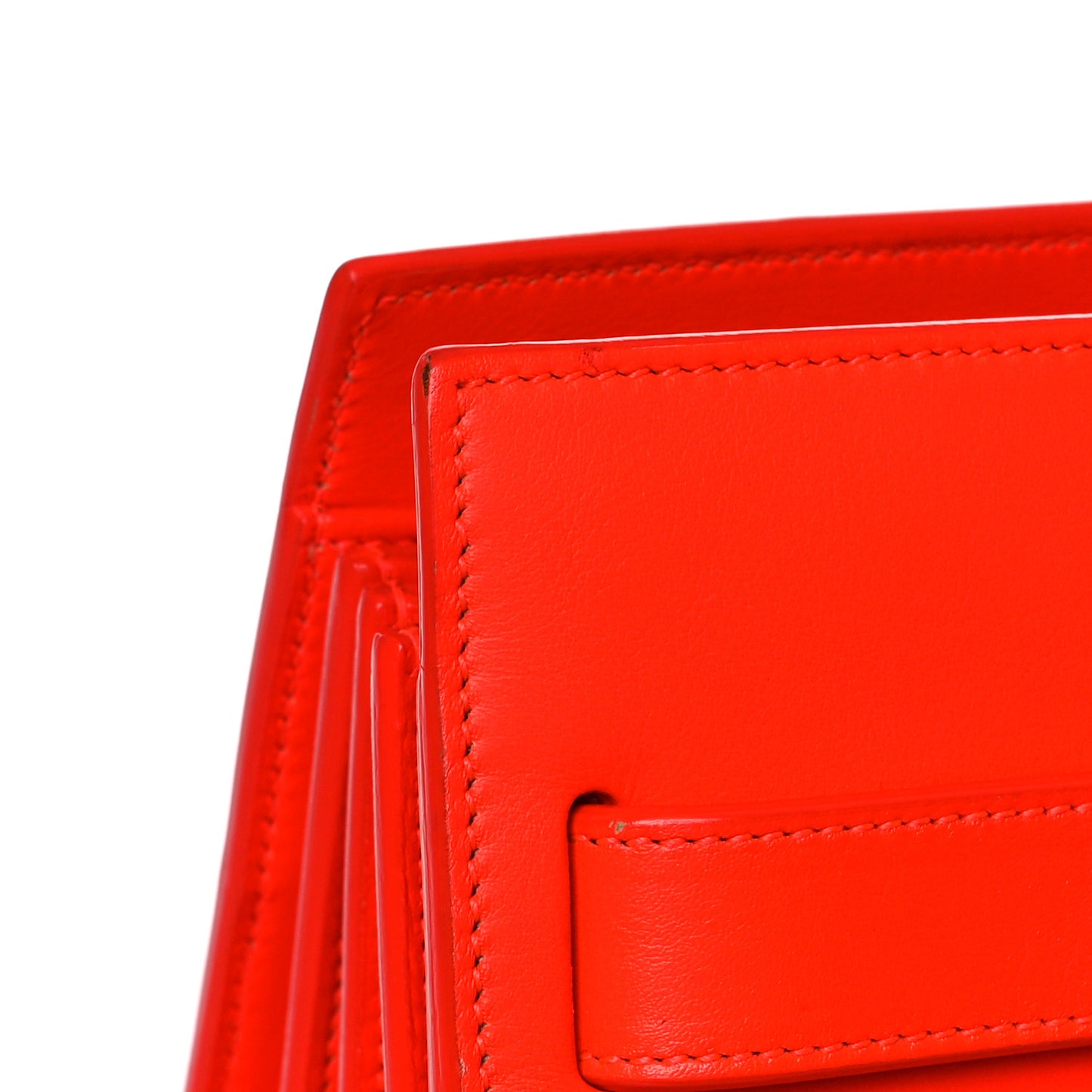 Calfskin Small Sac De Jour Neon Orange