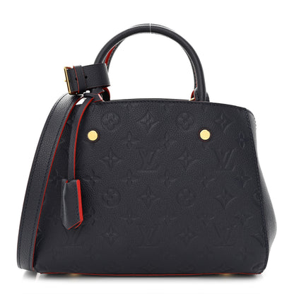 Louis Vuitton Empreinte Montaigne BB Marine Rouge 1 of 10