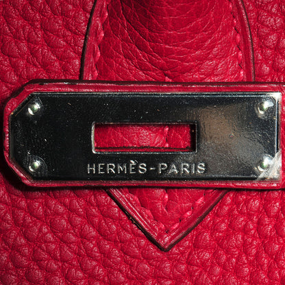 Hermes Togo HAC Birkin 32 Rouge 9 of 25