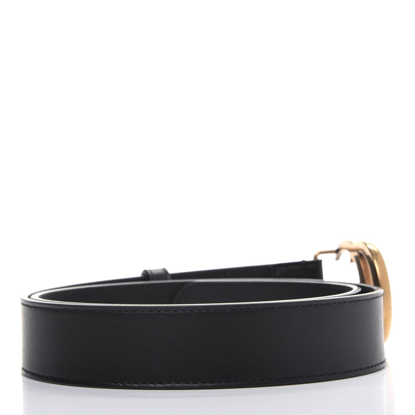 Calfskin Double G 30mm Belt 80 32 Black
